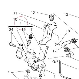 Front brake pump 62440552A