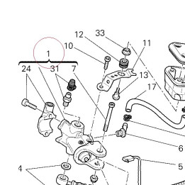 Front brake pump 62440573A