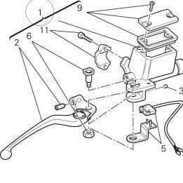 Front brake pump 62440631A