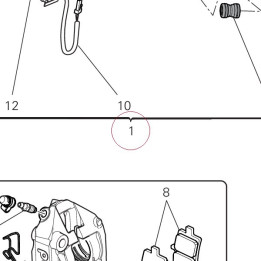 Front brake pump 62440663AB