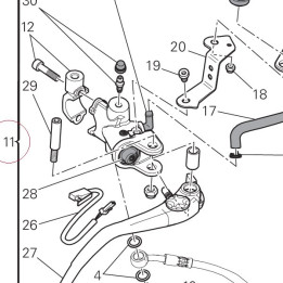 Front brake pump 62440821A