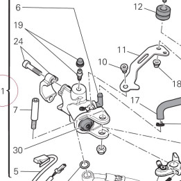 Front brake pump 62440862A