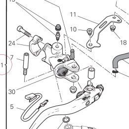 Front brake pump 62440913A