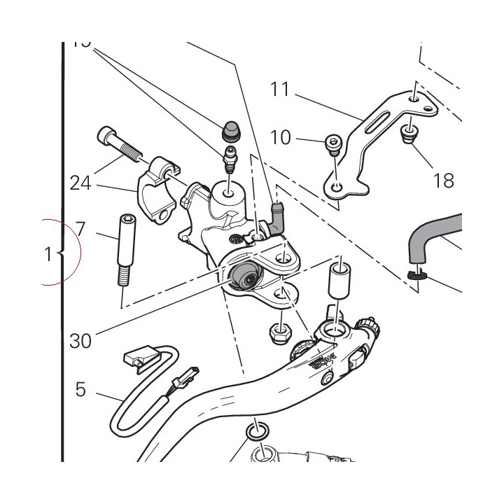 Front brake pump 62440913A