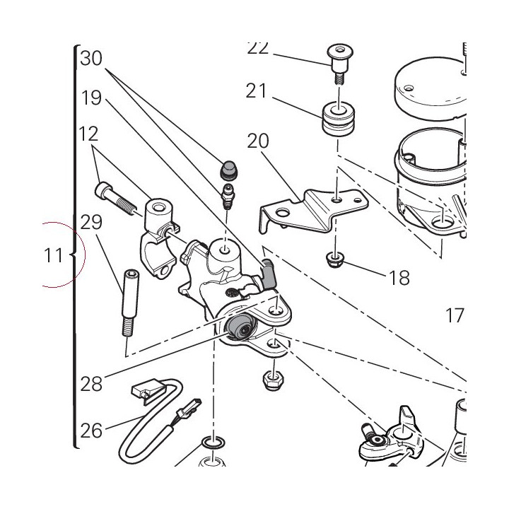 Front brake pump 62441082A