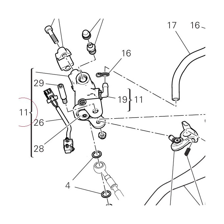 Front brake pump 62441103A