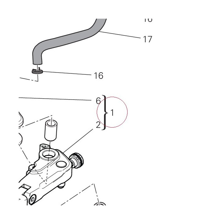 Front brake pump 62441171A