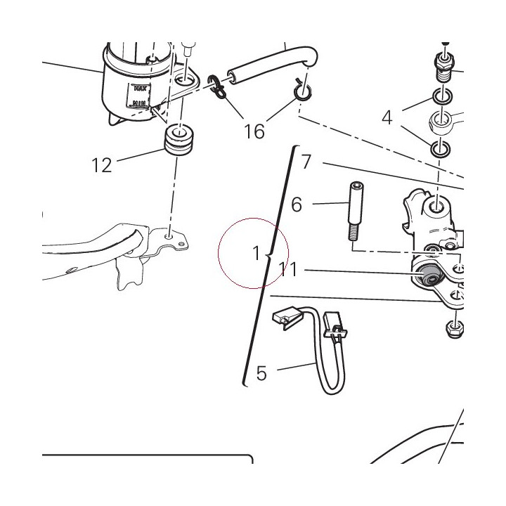 Front brake pump 62441431A