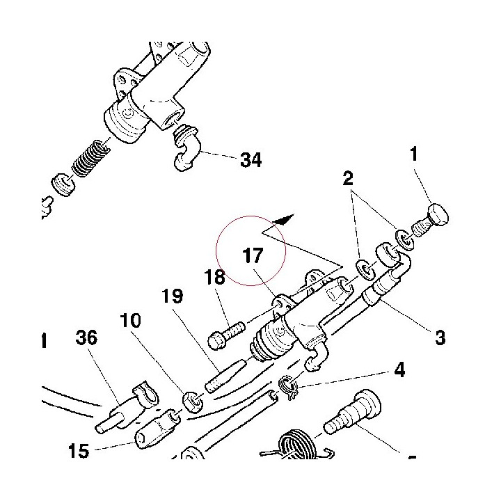 Rear brake pump 62540051A