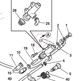 Rear brake pump 62540151A