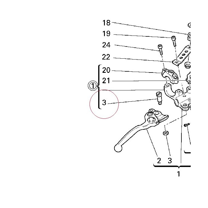 Bolt, pivot 62640091A