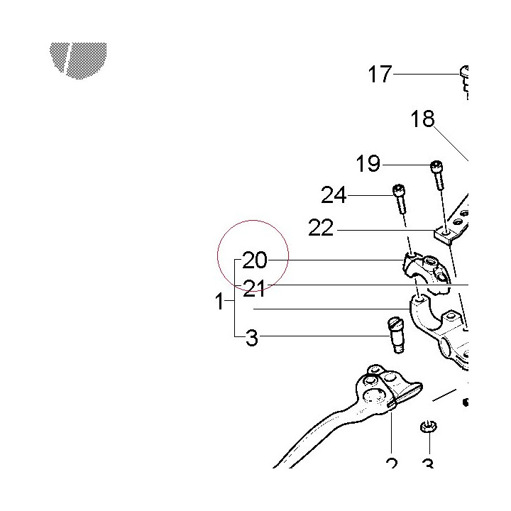 Bracket, master cylinder 62640141A