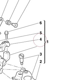 Bracket, master cylinder 62640151A