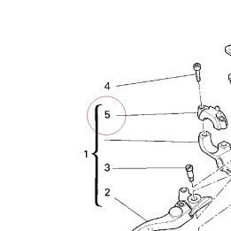Bracket, master cylinder 62640151D