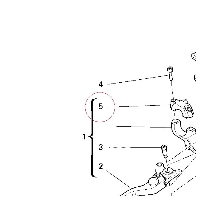 Bracket, master cylinder 62640151D