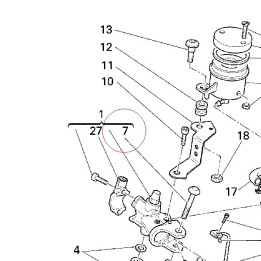 Bolt, pivot 62640321A