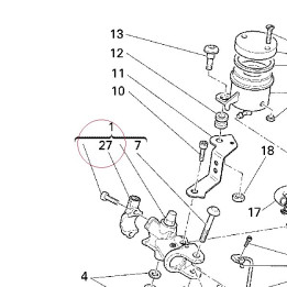Bracket, master cylinder 62640441A