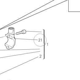 Bracket, clutch master cylinder 62640451A