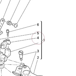 Bracket, master cylinder 62640461A