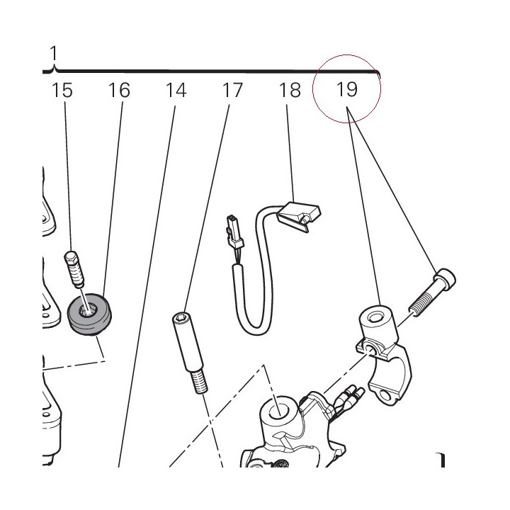 Bracket, clutch master cylinder 62640641A