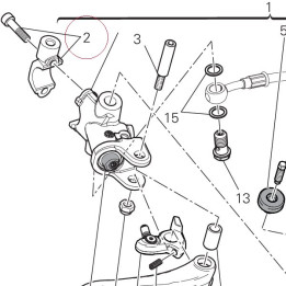 Bracket, master cylinder 62640671A