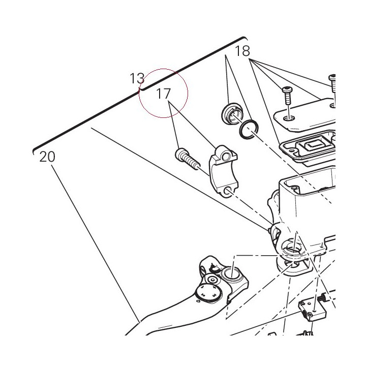 Bracket, master cylinder 62640741A