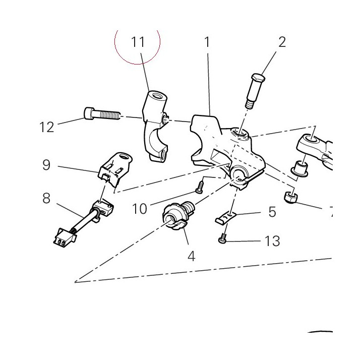 Bracket, clutch master cylinder 62640931AA