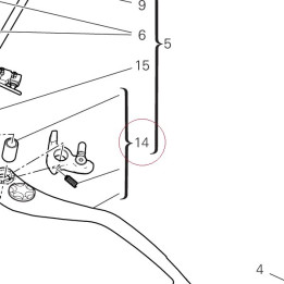 Clutch lever with adjuster 62641071A