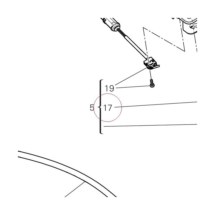Bolt, lever 62641571A