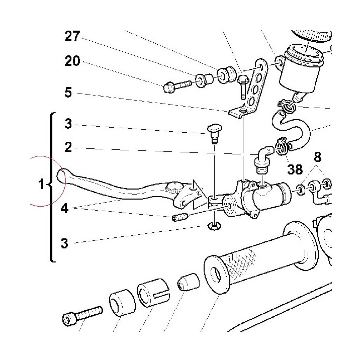 Clutch pump 63040041C