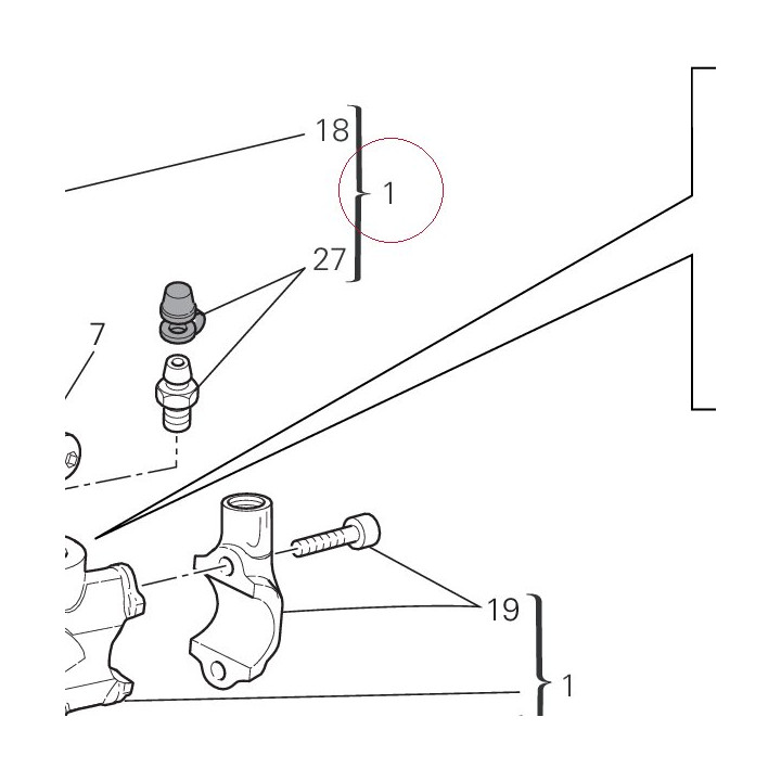 Clutch master cylinder 63040455A