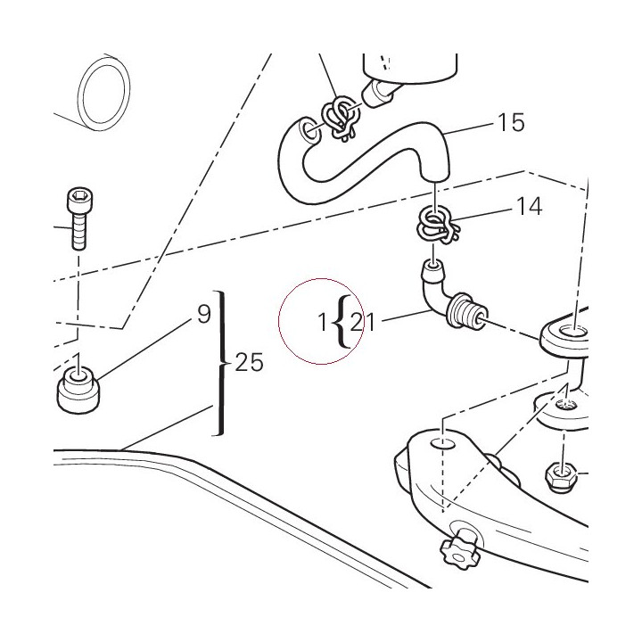 Clutch master cylinder 63040475A