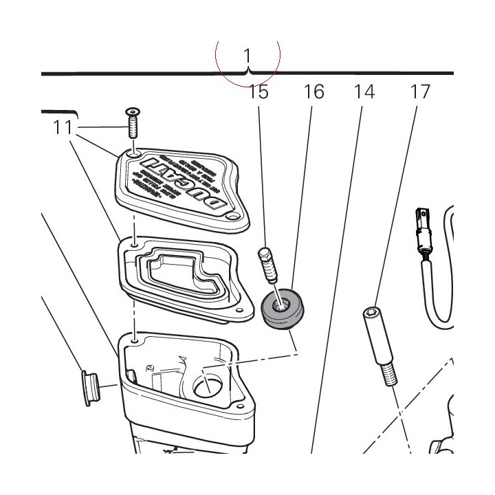 Clutch master cylinder 63040704A