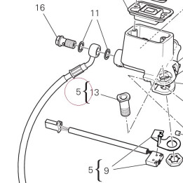 Clutch master cylinder 63040911A