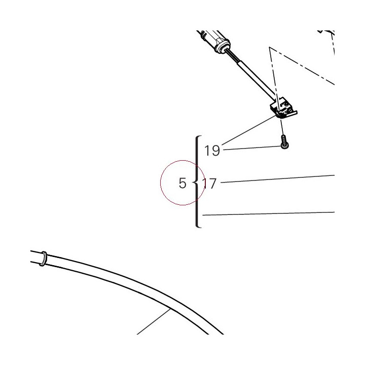 Clutch master cylinder 63041461A