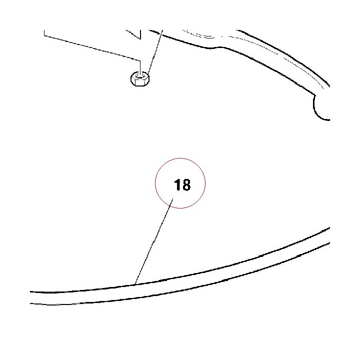 Clutch oil hose 63210131B