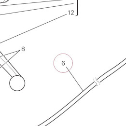 Clutch oil hose 63210281A