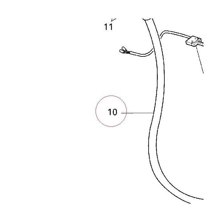 Clutch oil hose 63210381A