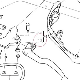 Clutch lever 63640011B