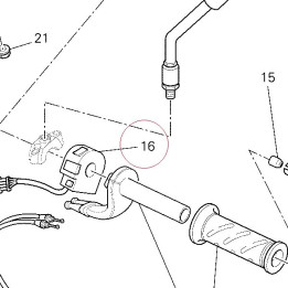 Right handle switch 65010052A