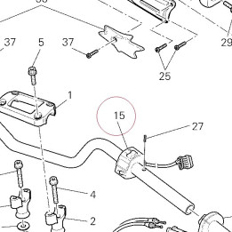 Right handle switch 65010071A