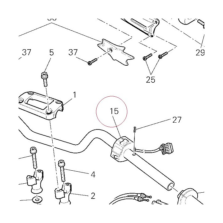 Right handle switch 65010071A