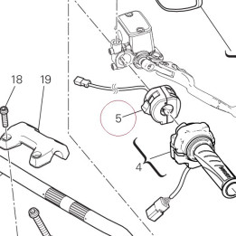 Right handle switch 65010121E