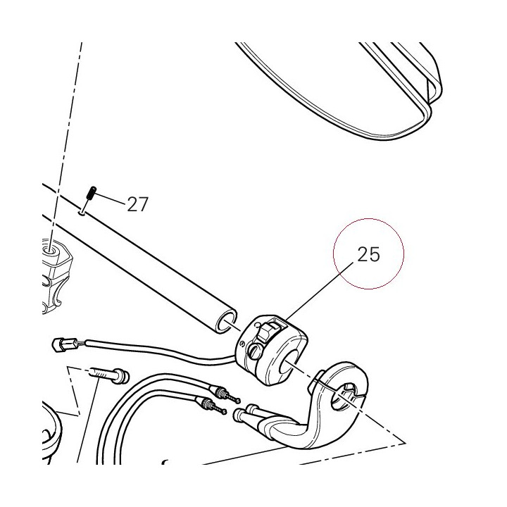 Right handle switch 65010131D