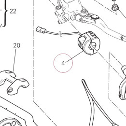 Right switch 65010171B