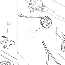 Right switch 65010172B