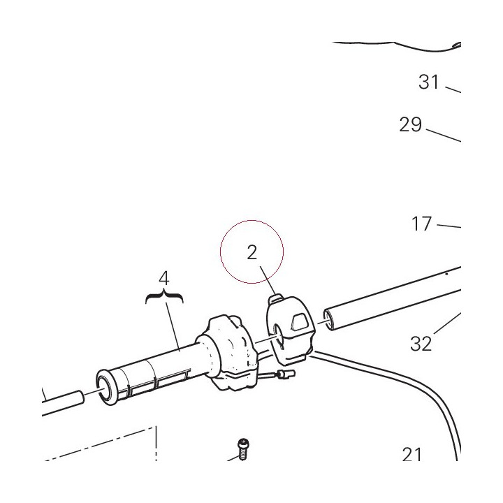 Right switch 65010212C