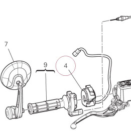 Right switch 65010251D