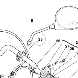 Right handle switch 65040081A