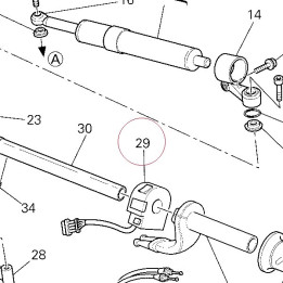Right handle switch 65040091B